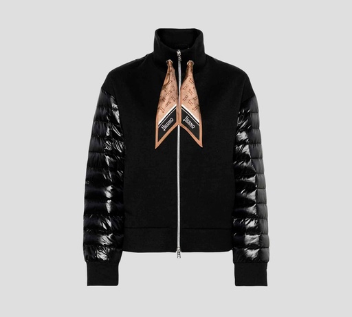 Herno - CHAQUETA PUFFER DE NYLON Y ALGODÓN CON PAÑUELO