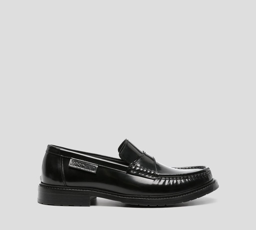 Moschino - MOCASINES  "COLLEGE" CLÁSICOS EN TONO MATE