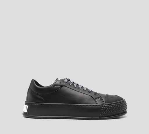 Moschino - SNEAKERS TRENZADOS DE SUELA GRUESA UNICOLOR