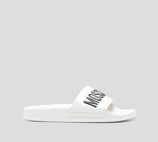 Moschino - CHOLAS PLAYERAS UNICOLOR CON LOGO