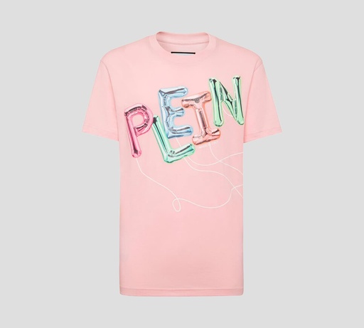 Philipp Plein - FRANELA CUELLO REDONDO CON ESTAMPADO GRANDE DE GLOBOS SOBRE EL PECHO