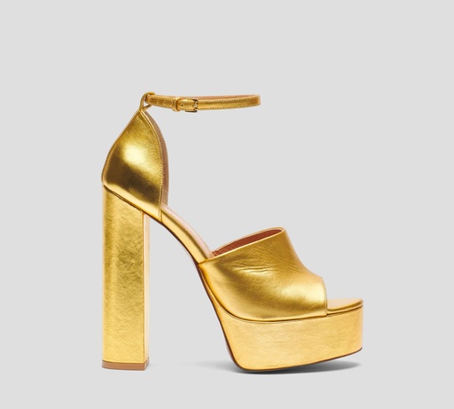 Elie Saab - SANDALIAS PEEP TOE DE PLATAFORMA CON AMARRE AL TOBILLO