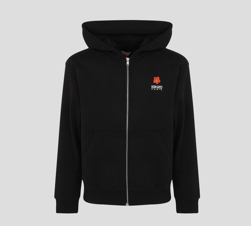 Kenzo - SWEATER HOODIE CLÁSICO CON CIERRE Y BOLSILLOS FRONTALES