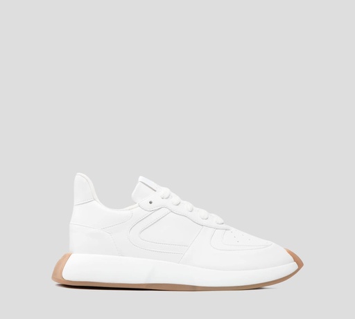 Giuseppe Zanotti - SNEAKERS DE CUERO CON SUELA CAMEL