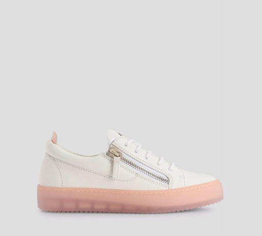 Giuseppe Zanotti - SNEAKERS CON CIERRES LATERALES Y SUELA DE COLOR