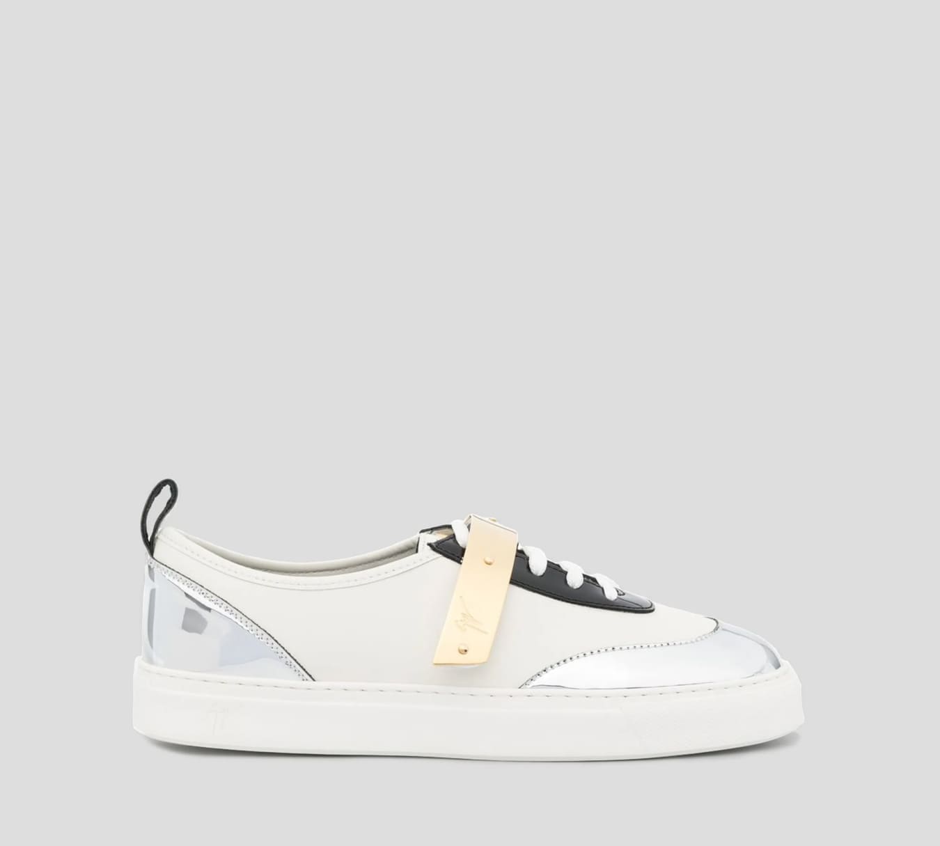 Giuseppe Zanotti - SNEAKERS CLÁSICOS CORTE BAJO CON DETALLES DORADOS Y PLATEADOS