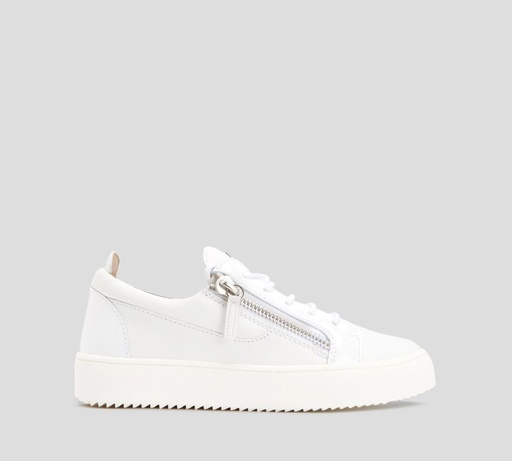 Giuseppe Zanotti - SNEAKERS UNICOLOR CON CIERRES LATERALES