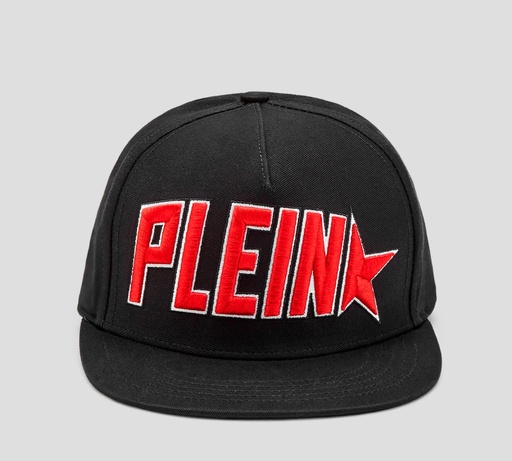 [S20A-BAC0127PTE003N-02] Philipp Plein - GORRA DE BASEBALL CON LOGO BORDADO