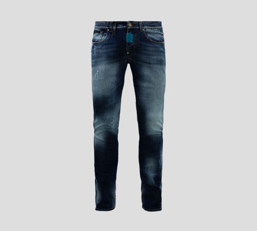 Philipp Plein - SKINNY JEANS CONFORT SUPREME FIT PRELAVADOS CON RASGADURAS