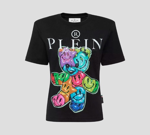 Philipp Plein - FRANELA TEDDY BEAR CUELLO REDONDO CON HOMBRERAS INCORPORADAS