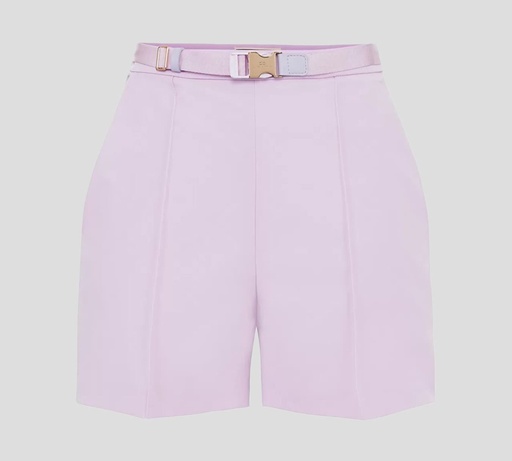 Elisabetta Franchi - SHORT BÁSICO PLISADO CON CINTURÓN
