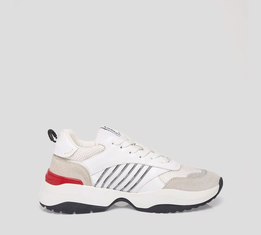 [SNM0096-01501276-1062] Dsquared2 - SNEAKERS CORTE BAJO EN MALLA, GAMUZA Y CUERO
