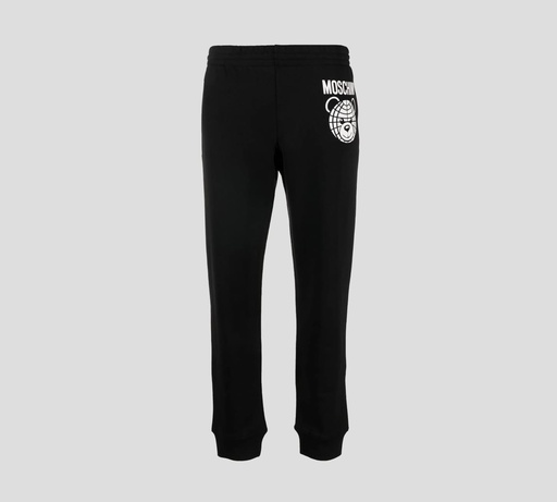 Moschino - MONO TIPO JOGGER CON LOGO ESTAMPADO Y DOBLE BOLSILLO LATERAL