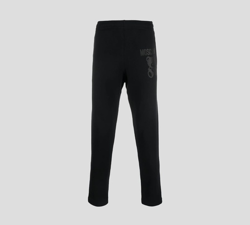 Moschino - MONO UNICOLOR CON ESTAMPADO DE OSO Y LOGO