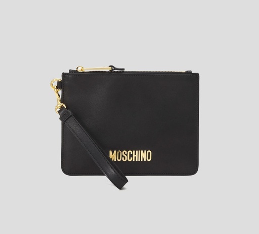 [Z2A8416-8001-3555] Moschino - SOBRE CON ASA Y PLACA METÁLICA CON LOGO