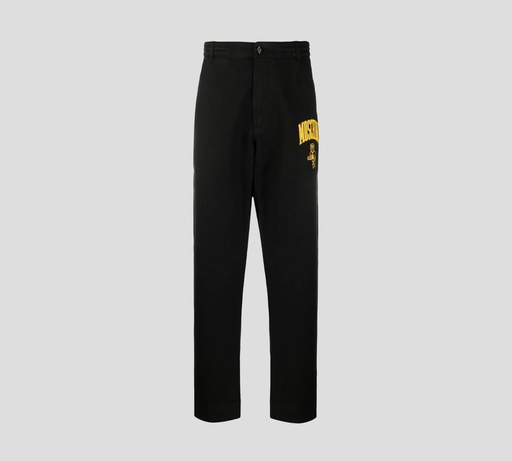 Moschino - JEAN " DOG M" CON ESTAMPADO EN COLOR AMARILLO