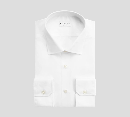 Xacus - CAMISA DE POPELINA CON CUELLO ITALIANO LISO