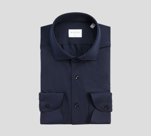 Xacus - CAMISA OXFORD CON CUELLO FRANCÉS LISO