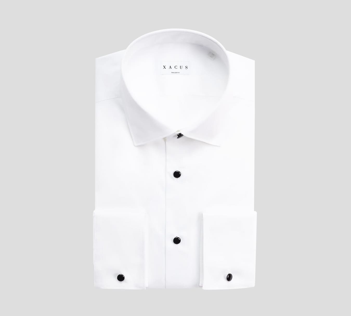 Xacus - CAMISA DE POPELINA CON CUELLO FRANCÉS PEQUEÑO Y LISO