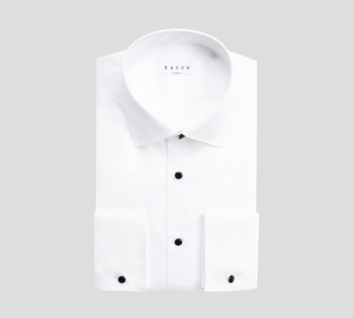 Xacus - CAMISA DE POPELINA CON CUELLO FRANCÉS PEQUEÑO Y LISO