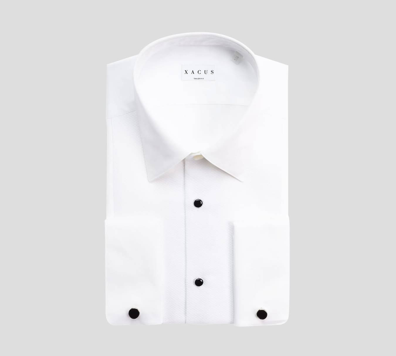 Xacus - CAMISA DE POPELINA CON CUELLO FRANCÉS PEQUEÑO Y LISO