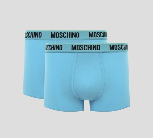 Moschino - BI PACK DE BOXER CON BANDA ELÁSTICA A LA CADERA CON LOGO