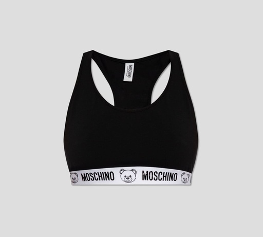 Moschino - TOP ÍNTIMO DEPORTIVO CON BANDA ELÁSTICA BAJO EL BUSTO