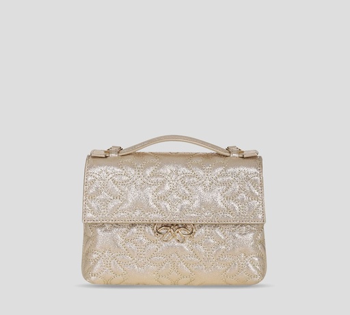 [CL006P24-Z0001-NL001] Elie Saab - CARTERA MARISA DE CUERO CON CORREA LARGA