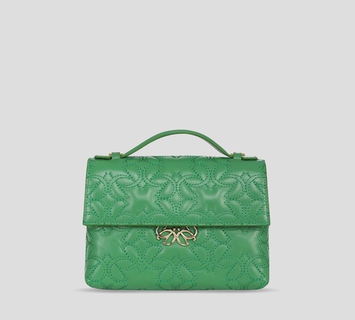 [CL006P24-GN003-NL001] Elie Saab - CARTERA MARISA DE CUERO CON CORREA LARGA