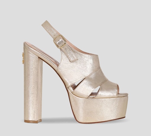 Elie Saab - SANDALIAS PEEP TOE DE PLATAFORMA CON AMARRE AL TALÓN