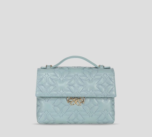 [CL006P24-W0002-NL001] Elie Saab - CARTERA MARISA DE CUERO CON CORREA LARGA
