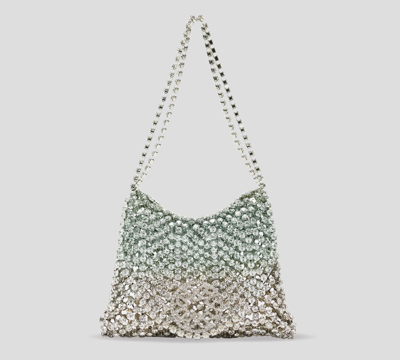 Elie Saab - CARTERA DE CRISTALES EN MALLA HONEY