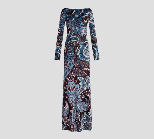[WRHA0161-99JJD03-S9880] Etro - VESTIDO DE PUNTO CON ESTAMPADO PAISLEY