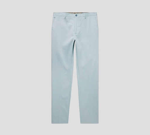 Etro - PANTALÓN DE VESTIR CLÁSICO AZUL CLARO CORTE SLIM