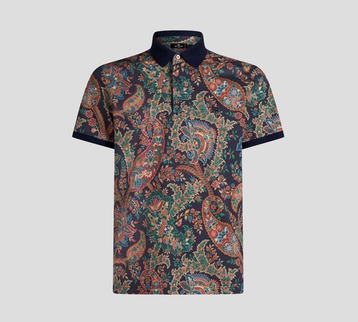 Etro - POLO CON ESTAMPADO PAISLEY FLORAL