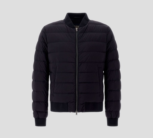 Herno - CHAQUETA BOMBER PUFFER IMPERMEABLE CON DOBLE BOLSILLO Y CIERRE FRONTAL