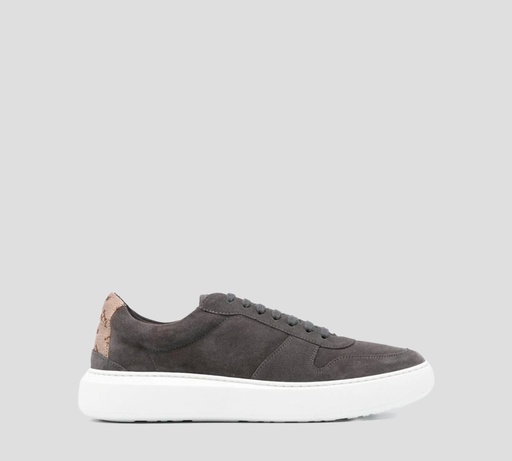 Herno - SNEAKERS DE GAMUZA CON PATRÓN DE LOGO EN EL TOBILLO