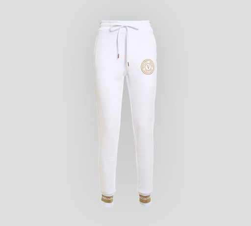 [72HAAT04-CF01T-G03] Versace Jeans Couture - MONO JOGGER CON DETALLES DORADOS Y LOGO BORDADO