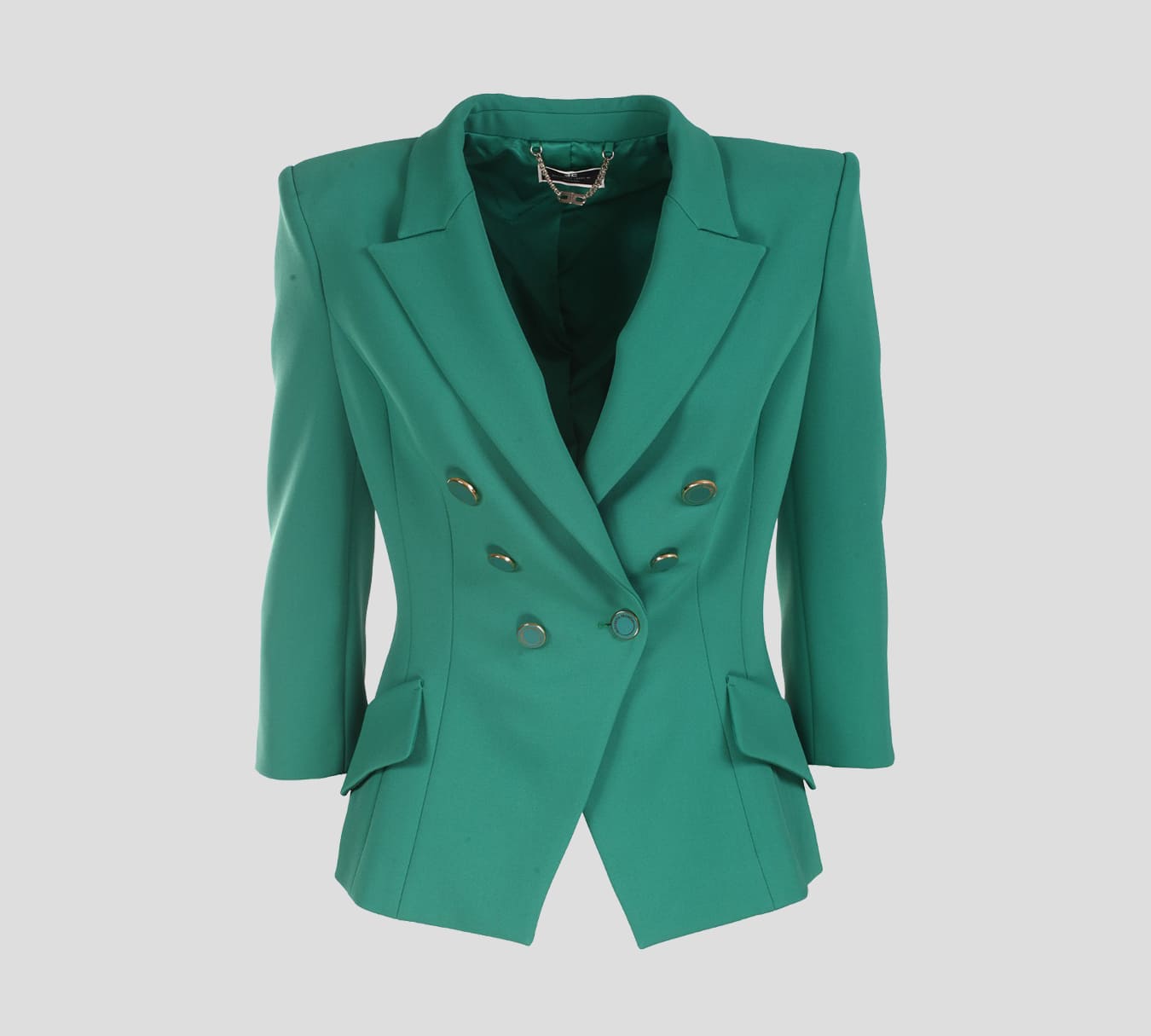 Elisabetta Franchi - BLAZER MANGA 3/4 CERRADO A UN BOTÓN