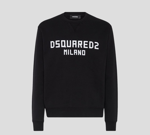 Dsquared2 - SWEATER CON LOGO ESTAMPADO AL FRENTE