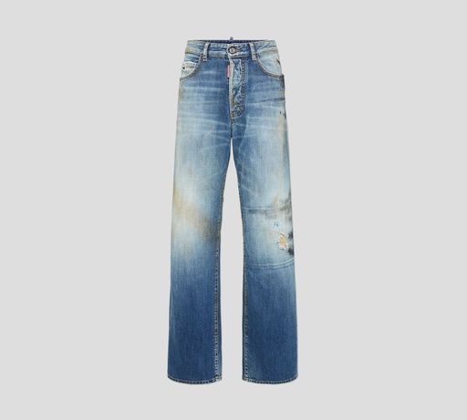 Dsquared2 - JEAN SAN DIEGO ANCHO CON ESTILO DE OXIDO Y LAVADO