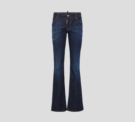 Dsquared2 - BLUE JEAN OSCURO DE BOTA ACAMPANADA 