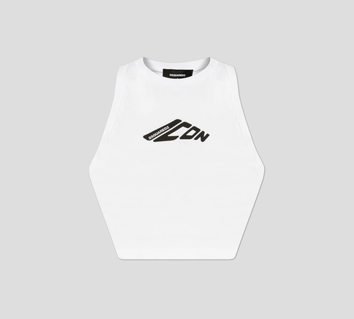 Dsquared2 - TANK TOP ICON SIN MANGAS CON LOGO FRONTAL