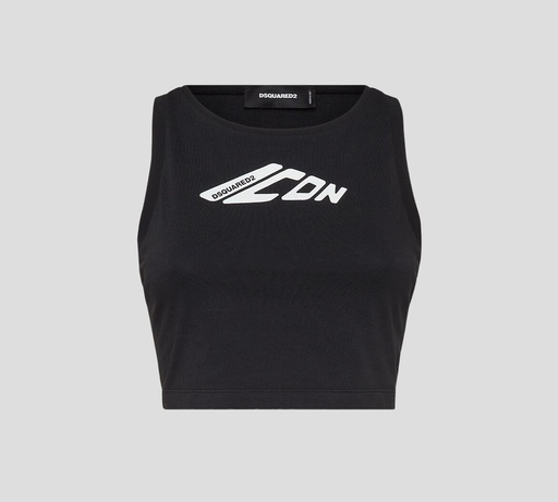 Dsquared2 - TANK TOP ICON SIN MANGAS CON LOGO FRONTAL