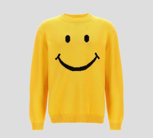 Moschino - SWEATER DE PUNTO CON CARITA FELIZ