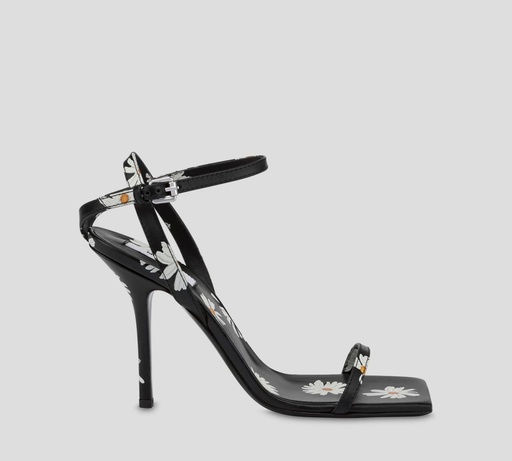 Moschino - SANDALIA ALTA CON ESTAMPADO DE MARGARITAS