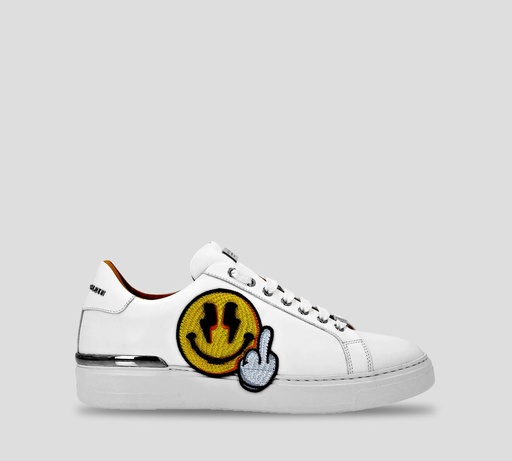 Philipp Plein - SNEAKER CON CARITA FELIZ Y CORAZÓN A LOS LATERALES