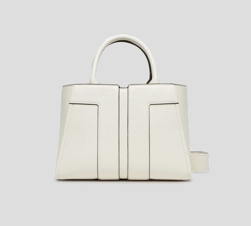 [BS05A51E2-360] Elisabetta Franchi - CARTERA MEDIANA EN CUERO SINTÉTICO CON LOGO EN RELIEVE Y TIRA REMOVIBLE