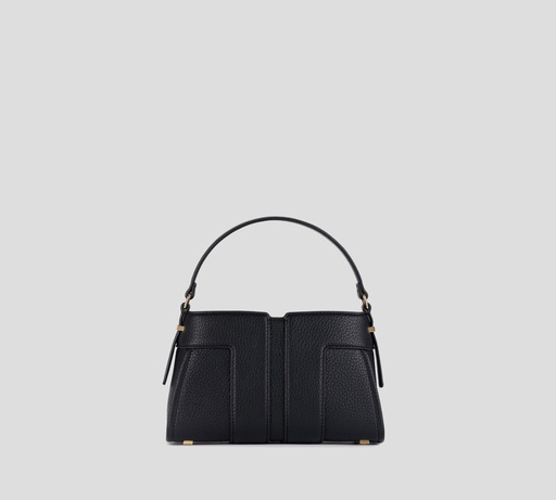 [BS06A51E2-110] Elisabetta Franchi - CARTERA PEQUEÑA EN CUERO SINTÉTICO CON LOGO EN RELIEVE Y TIRA REMOVIBLE
