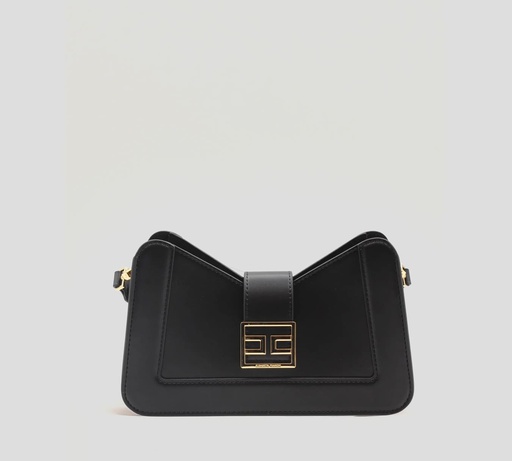 [BS18A51E2-110] Elisabetta Franchi - CARTERA MINI CON CORREA Y BROCHE DE LOGO